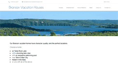 Desktop Screenshot of bransonvacationhouses.com